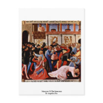 Massacre Of The Innocents By Angelico Fra Post Card