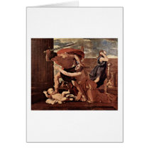 Massacre Of The Innocents By Nicolas Poussin Greeting Cards