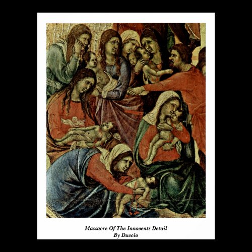 Massacre Of The Innocents Detail By Duccio Posters