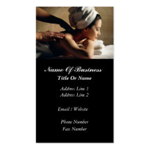 Massage Business Card