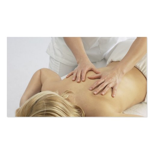 Massage Business Card (back side)