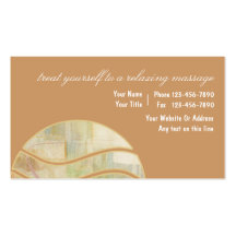 Massage Business Cards