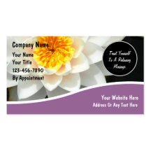 Massage Business Cards