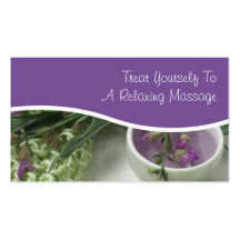 Massage Business Cards
