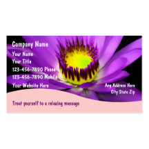 Massage Business Cards