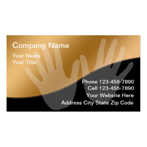 Massage Business Cards
