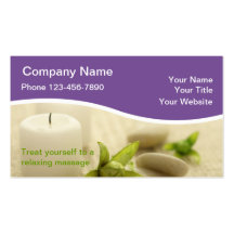 Massage Business Cards