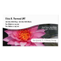 Massage Business Cards