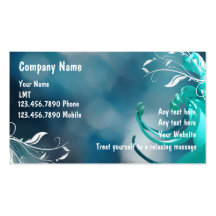 Massage Business Cards