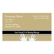 Massage Business Cards