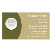 Massage Business Cards