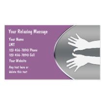 Massage Business Cards