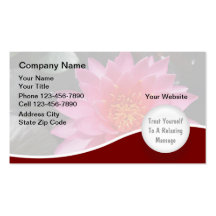 Massage Business Cards