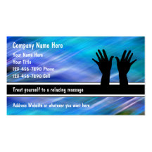 Massage Business Cards