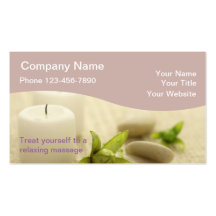 Massage Business Cards