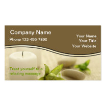 Massage Business Cards