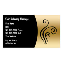 Massage Business Cards