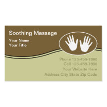 Massage Business Cards