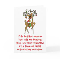 Massage Holiday Wish List Greeting Card