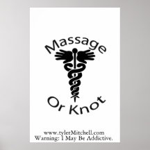 Massage or Knot Poster