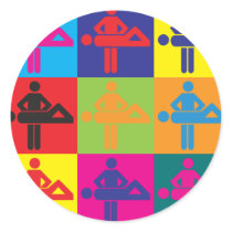 Massage Pop Art stickers