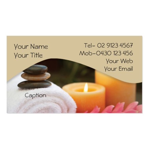 Massagerelaxation Business Card Zazzle 3149