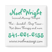 Massage Reminder Magnet by noelmassage Massage Reminder Magnet