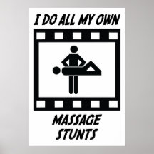 Massage Stunts Poster