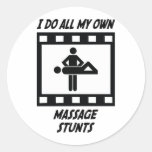 Massage Stunts Stickers