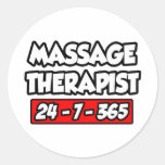 Massage Therapist 24-7-365 Sticker