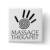 Massage Therapist Button by thehealinghand Massage Therapist Button