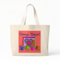 Massage Therapist Funky Artsy Design Gifts Canvas Bag