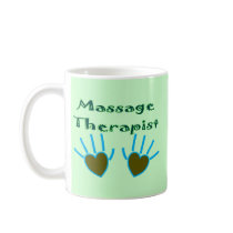 Massage Therapist Heart Hands Gifts Mug