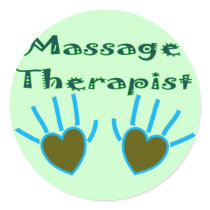 Massage Therapist Heart Hands Gifts stickers by gailg1957 Massage Therapist Heart Hands Gifts stickers