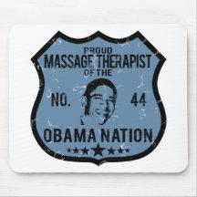 Massage Therapist Obama Nation Mouse Pad