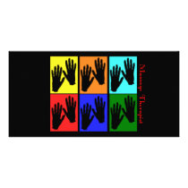 Massage Therapist Pop Art Gifts photo cards