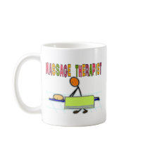 Massage Therapist Stick People Design  Gifts mugs