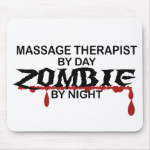 Massage Therapist Zombie Mouse Pad
