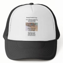 Massage Therapist's Prayer Hat by medicaltshirts Massage Therapist's Prayer Hat