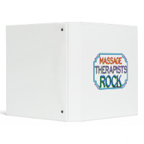 Massage Therapists Rock Binder