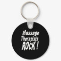 Massage Therapists Rock! Keychain by TShirtDotCom Massage Therapists Rock! Keychain