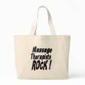 Massage Therapists Rock! Tote Bag by TShirtDotCom Massage Therapists Rock! Tote Bag