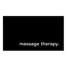Massage Therapy Business Card