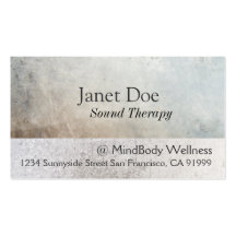 Massage Therapy Healing Arts Business Card