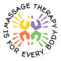 Massage Therapy Is For Every Body Stickers