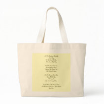 Massage Therapy Prayer Canvas Bag