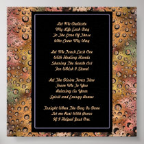 Massage Therapy Prayer Posters