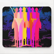 massai and the baobab 2 mousepads by DigitalCreations massai and the baobab 2 mousepads