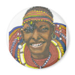 Massai Refrigerator Magnet