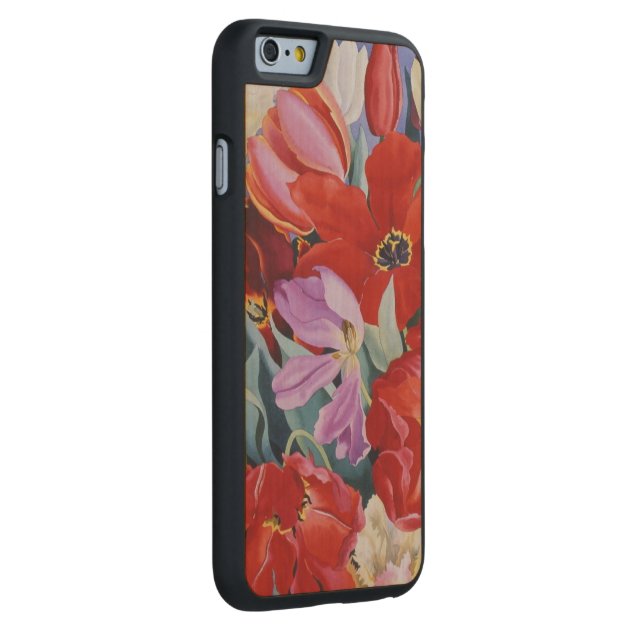 Massed Tulips 2003 Carved® Maple iPhone 6 Slim Case-2